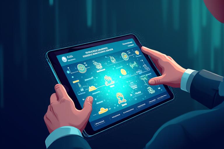 AI-powered German learning path on a tablet